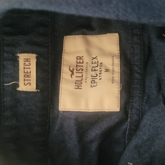 Hollister Blue Men's Shirt M - Picture 4 of 4